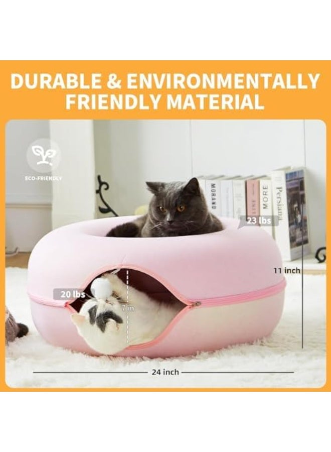 Queens Cat tunnel, cat nest donut tunnel - Image 2