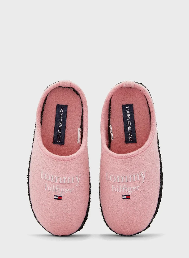 TOMMY HILFIGER Kids Logo Bedroom Slippers