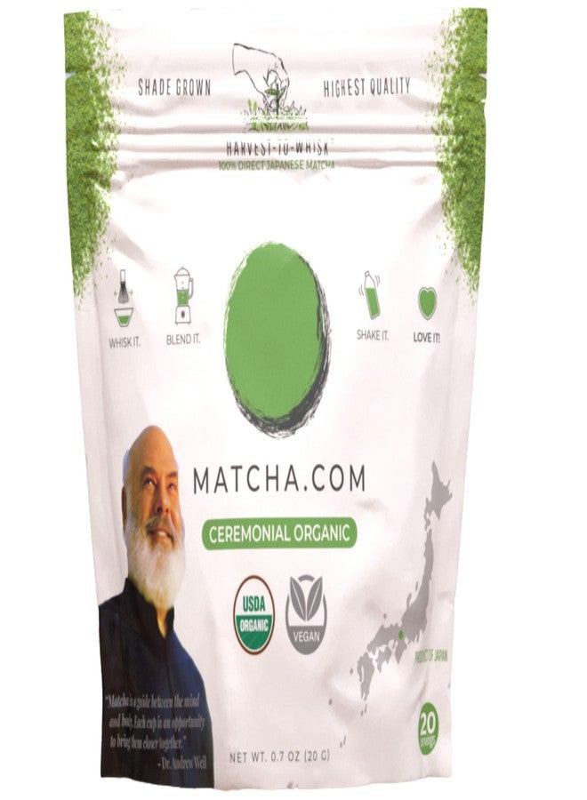 Matcha Kari Dr. Weil Matcha Kari - 20 Gram Pouch Matcha Green Tea Powder - Japanese Ceremonial Grade - Image 1