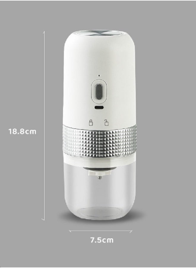 Rechargeable Electric Coffee Grinder – Compact & Portable, Ceramic Burr, Wet & Dry Use, Fine Powder Grinding for Home & Travel