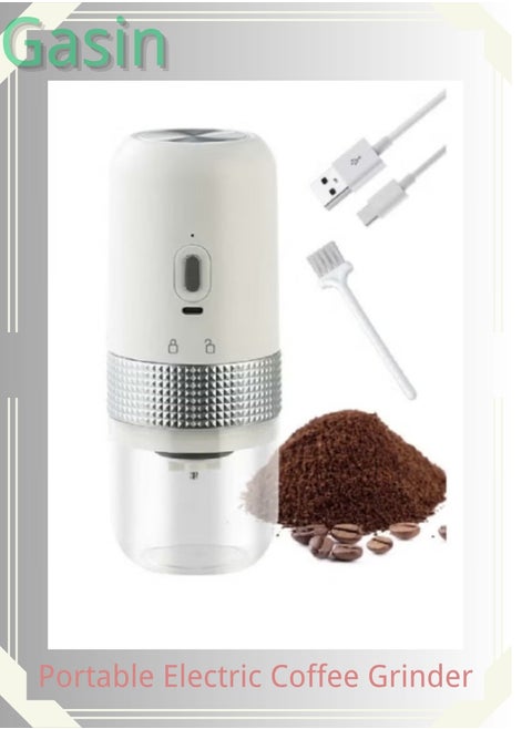 Rechargeable Electric Coffee Grinder – Compact & Portable, Ceramic Burr, Wet & Dry Use, Fine Powder Grinding for Home & Travel