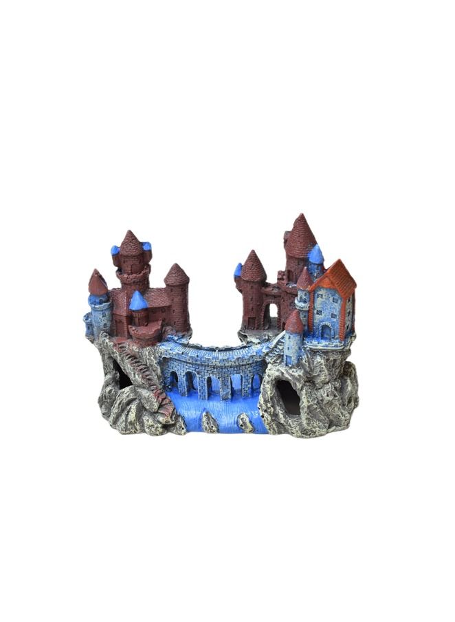 KARIS Aquarium Decoration Artificial House For Fish Tank 24x9x18.5cm - Image 1