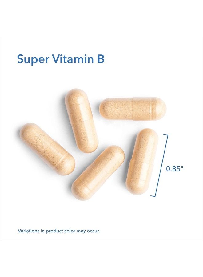 Allergy Research Group Super Vitamin B - Hypoallergenic, B Complex - 120 Vegetarian Capsules - Image 5