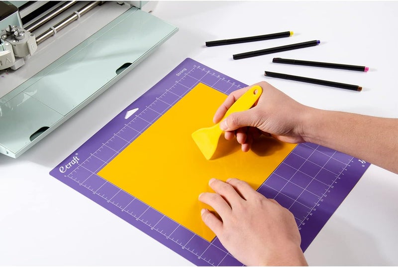 ecraft Cutting Mat 12X12 For Cricut - Include (Strong/Standard/Light) Adhesive Sticky (3 pack) Flexible Square Gridded Quilting Cut Mats Replacement for Crafts、Sewing and All Arts.（Variety) - Image 5
