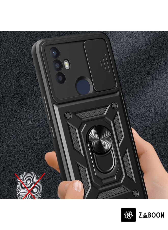 Zaboon Protective Case Cover For TCL 30 SE Sliding Camera Cover Design TPU + PC - Image 4
