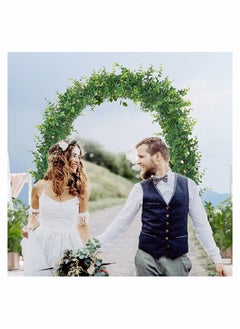 Y&D 3 Pack Faux Eucalyptus Garland 6Ft/Pack Artificial Vines Greenery UV Protected Indoor Outdoor for Wedding Table Runner Doorways Decoration  - Image 2