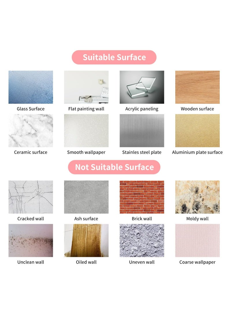 SUNSAR Orange and Pink Polka Dot Decals (48 Decals)  for Kids Bedroom Classroom Decor , Kids Wall Decals（Orange and Pink ） - Image 4