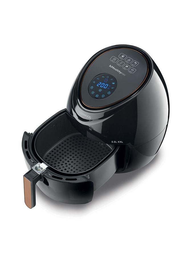 كينوود مقلاة هوائية شاشه رقمية، 2.4 كجم، دوران سريع للهواء الساخن 5.5 L 1800 W HFP50.000BK أسود - Image 3