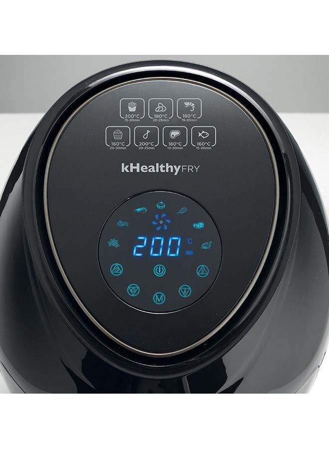 كينوود مقلاة هوائية شاشه رقمية، 2.4 كجم، دوران سريع للهواء الساخن 5.5 L 1800 W HFP50.000BK أسود - Image 4