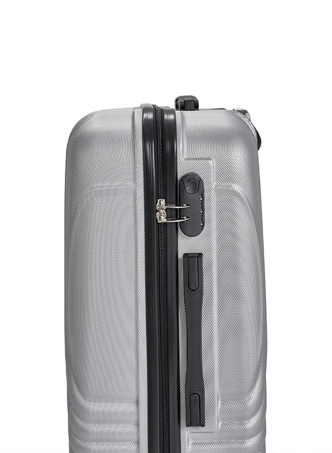 LIMRA Travel Bags From limra it consists of 3 luggage bags with a modern design and a solid silver color