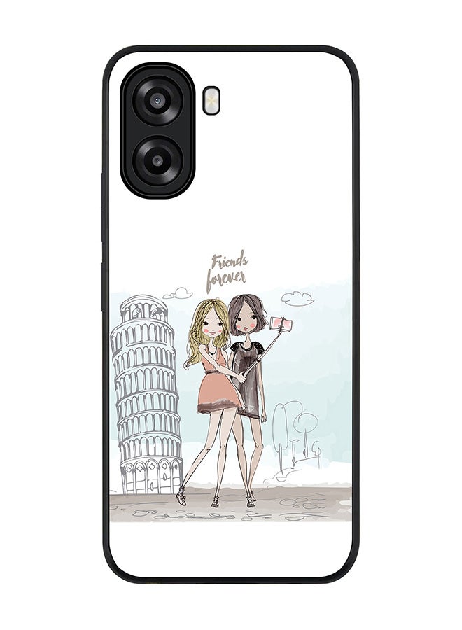 Stylizedd For Oppo A6t 5G / A6t 4G Case,Slim fit Camera Protection, Shockproof Thin Phone cover  - Friends Forever - Image 1