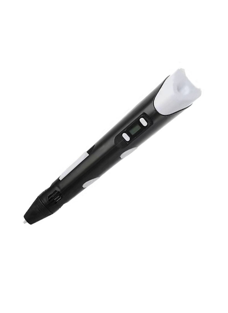 مس تيارا - قلم طباعة ثلاثي الأبعاد مع سرعة ودرجة حرارة قابلة للتعديل (قابس USB) أسود - Image 1