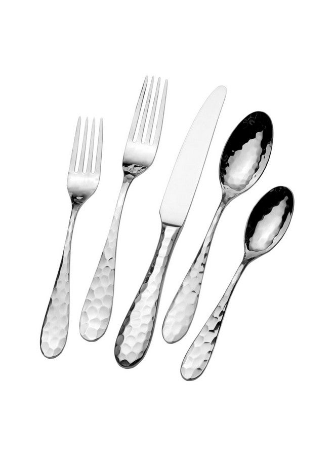 Mikasa Mikasa, Lilah Flatware Service for 8, 45 Piece Set, 18/10 Stainless Steel, Silverware Set with Serving Utensils  - Image 1
