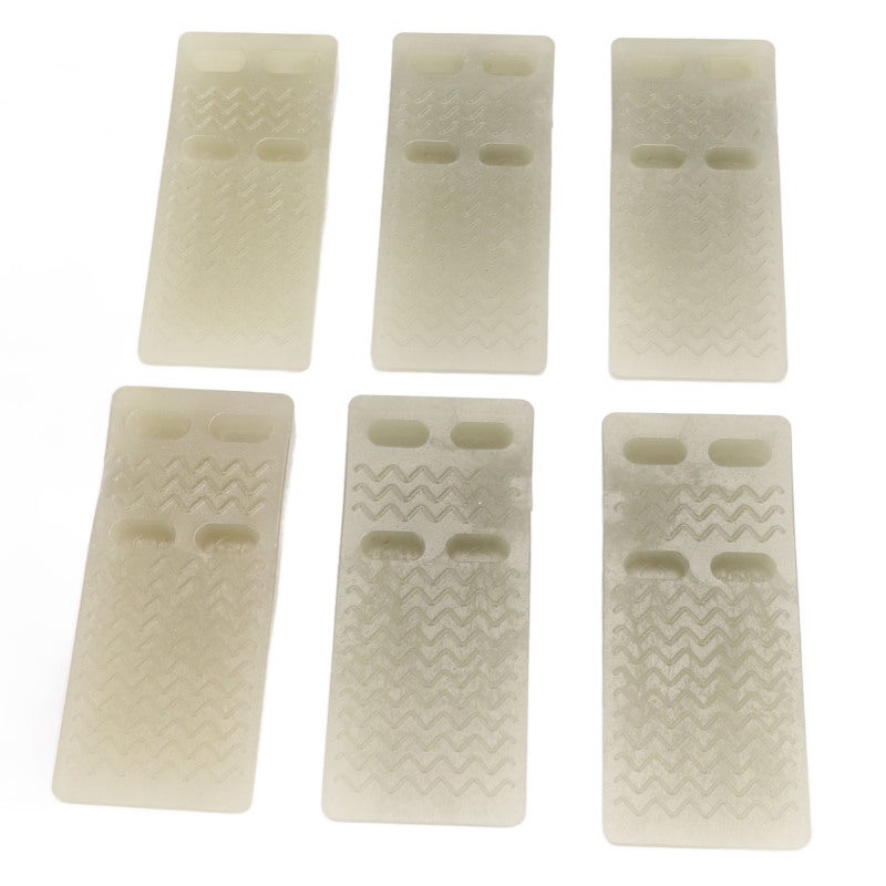 Door Stoppers: 1 Pcs Tpr Material Non Slip Scratch Free Rubber Wedge - Windproof Crashproof Low Noise Fluorescent Door Wedge for Home Office Hospital School - Image 2