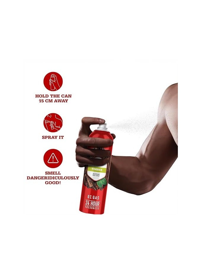 أولد سبايس مزيل عرق أولد سبايس تيمبر للرجال، 140 مل - Image 2