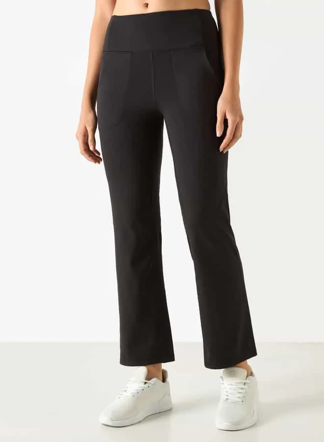 ادوت من سبلاش Solid Leggings with Elasticated Waistband and Pocket