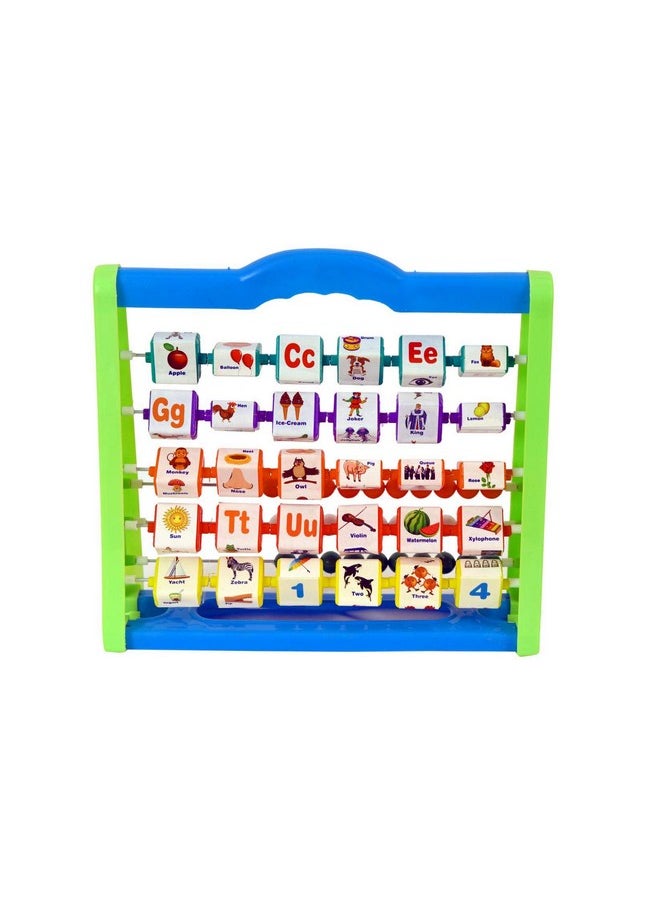 RATNA'S - RATNA'S Educational Learning Frame for Kids to Learn Alphabet, Numbers, Counting, Colours (Big) - Image 1