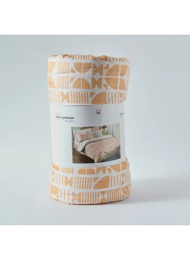 Home Box Matrix Microfiber Twin Comforter 220 x 160 cm