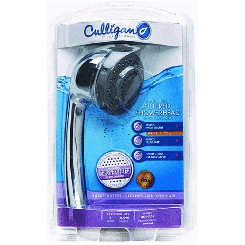 Culligan رأس دش محمول مفلتر من كوليجان HSH-C135، تشطيب كروم - Image 1
