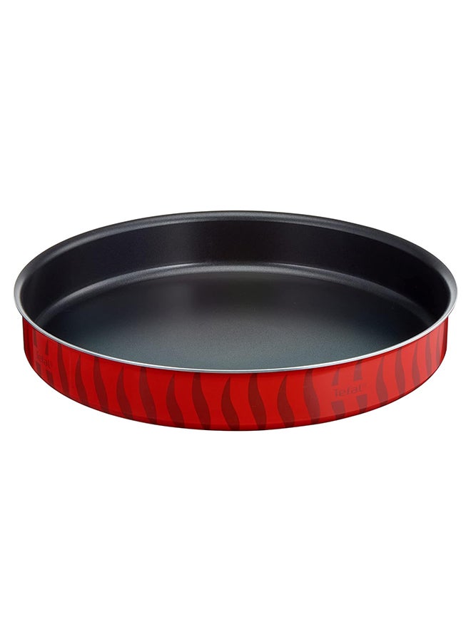 Tefal Oven Tray  Round 34 cm NonStick  100% Made in France  Les Spécialistes J5719483 Red - Image 1