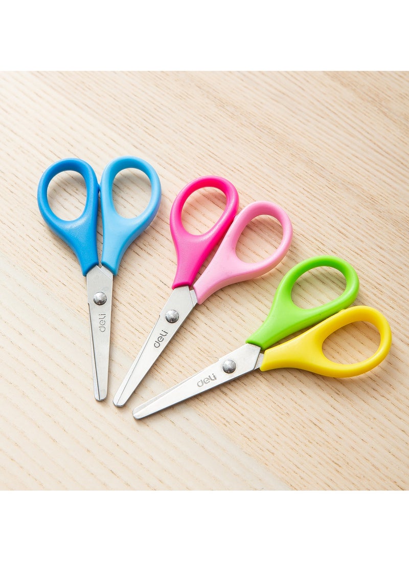 Deli Deli ED60100 School Scissors Assorted Colours – 115mm – ideal for children's craft and school use  - Image 5