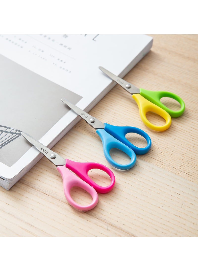 Deli Deli ED60100 School Scissors Assorted Colours – 115mm – ideal for children's craft and school use  - Image 4