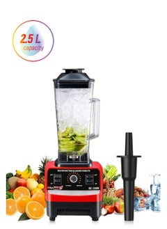 SILVER CREST 2-in-1 Commercial Grade Blender & Grinder Heavy Duty High-Speed Blender for Smoothies, Milkshakes, Juicing, Ice Crushing & Grains – 15-Speed Multifunctional Electric Mixer with 2.5L Jar  - Image 1