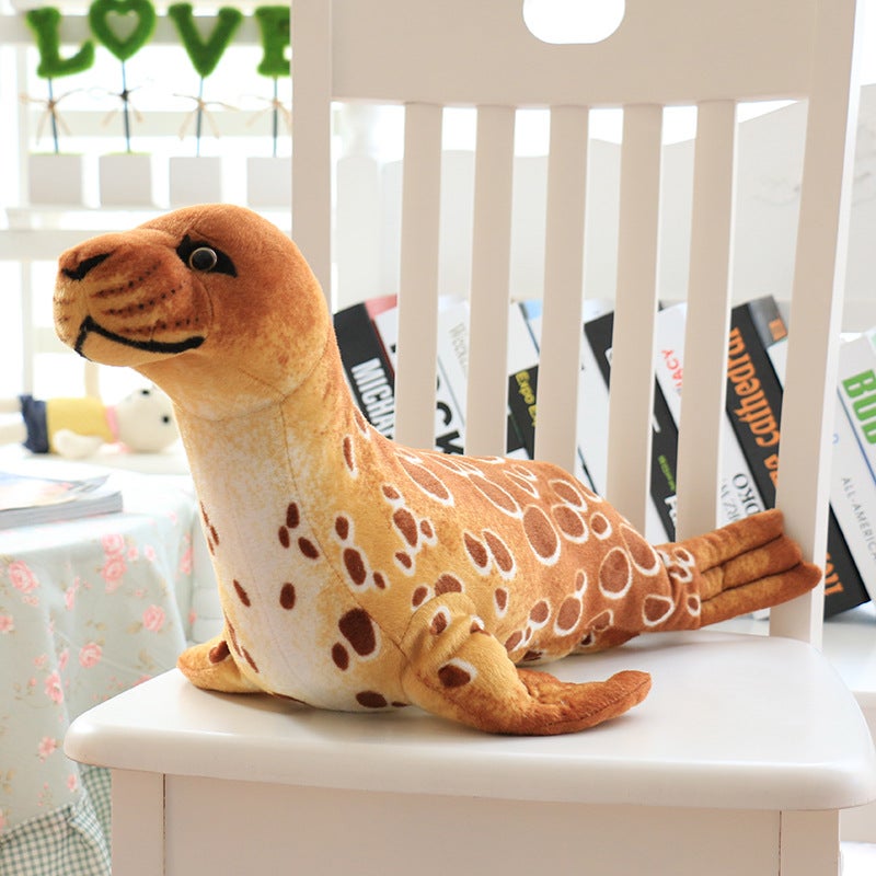 Ocean Animal Plush Seal Toy, Stuffed Seal Doll, Birthday Gift - Image 4