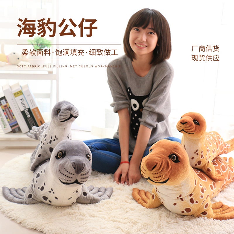 Ocean Animal Plush Seal Toy, Stuffed Seal Doll, Birthday Gift - Image 2
