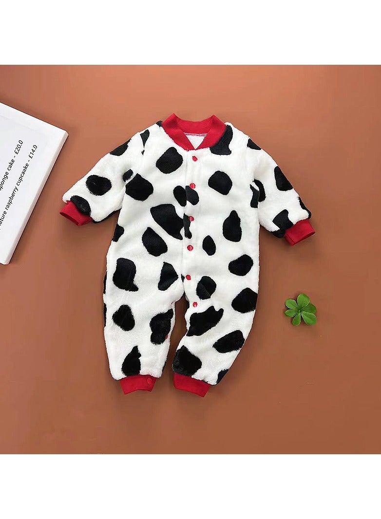 Loquat 0-1-2 Year Old Baby Home Jumpsuit 