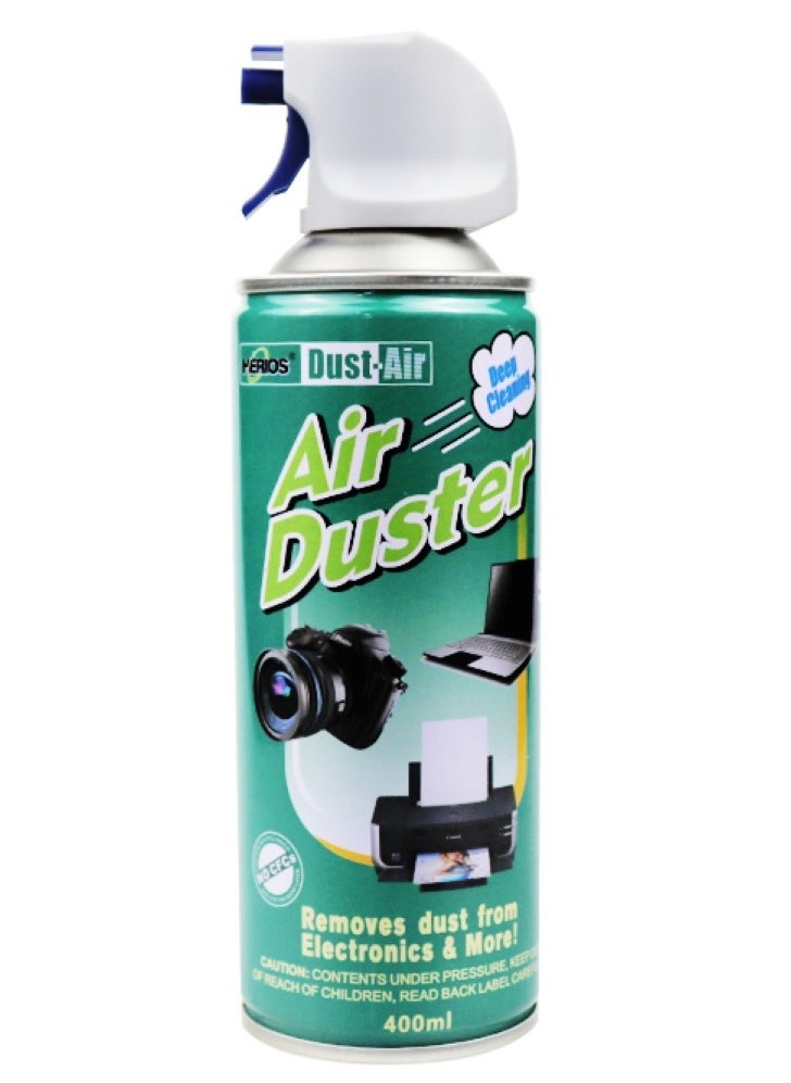 HERIOS Herios Air Duster, 400ml, Removes Dust from Electronics and More  - Image 1