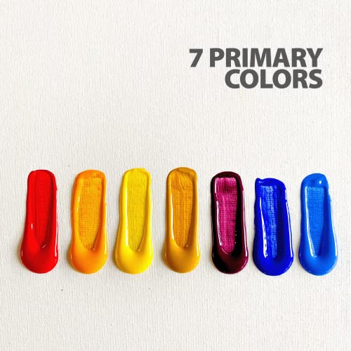 milo Acrylic Paint Set of 12 Colors | 8 oz Bottles | Student Primary Colors Acrylics Painting Pack | Made in the USA | Non-Toxic Art & Craft Paints for Artists, Kids, & Hobby Painters - Image 4