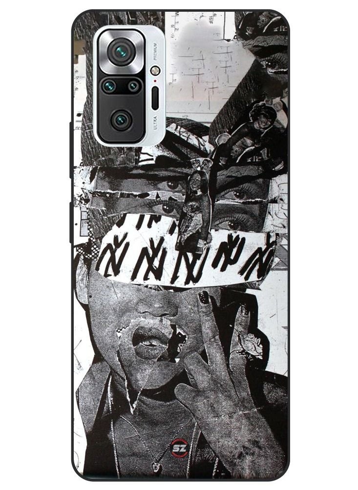Service Zone - Protective Printed Mobile Cover Funky Artistic Picture For Xiaomi Redmi Note 10 Pro - Image 1