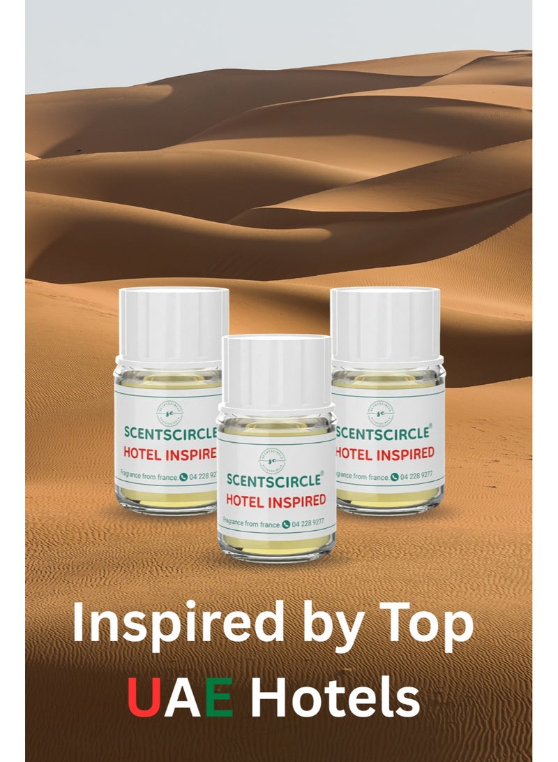 Scentscircle - Pack of 12 Luxury UAE Hotels Inspired Diffuser Fragrance Sample Set - Luxury Aroma Oils for Home, Office Scent Diffuser - Image 2