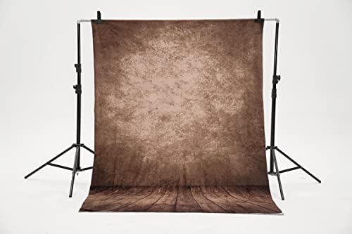 Harfirbe 5x7ft Abstract Wood Background Brown Photography Background Baby Birthday Party Photography Studio - Image 1