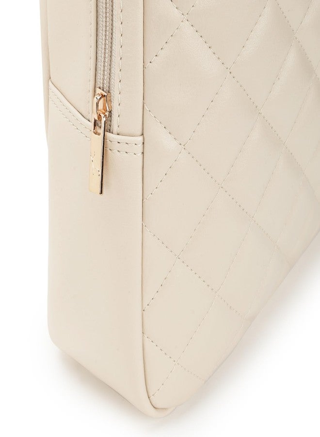 Fastrack Puffup Backpack | Quilted Faux-Leather Backpack For Women | Compact Bag with Tablet Sleeve & Utility Pockets - Image 3