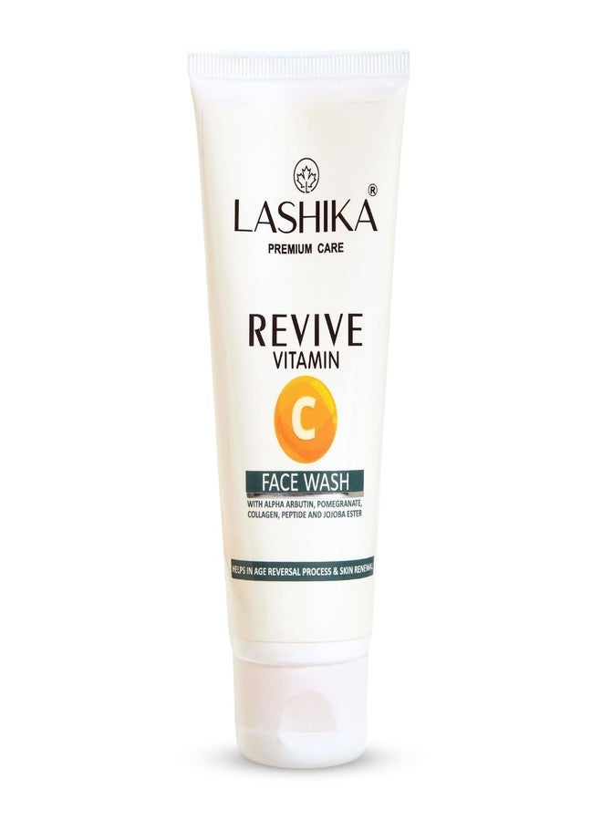 Lashika Revive Vitamin C Facewash | With Niacinamide, Peptide & Ceramide NP | Brightening & Hydrating | Face Wash for Glowing Skin | All Skin Types | 100ml - Image 1
