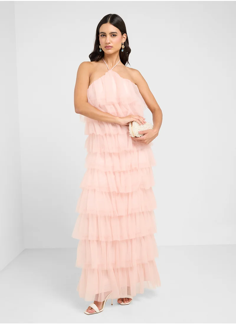 بريتي لافيش Carri Tulle Maxi Dress