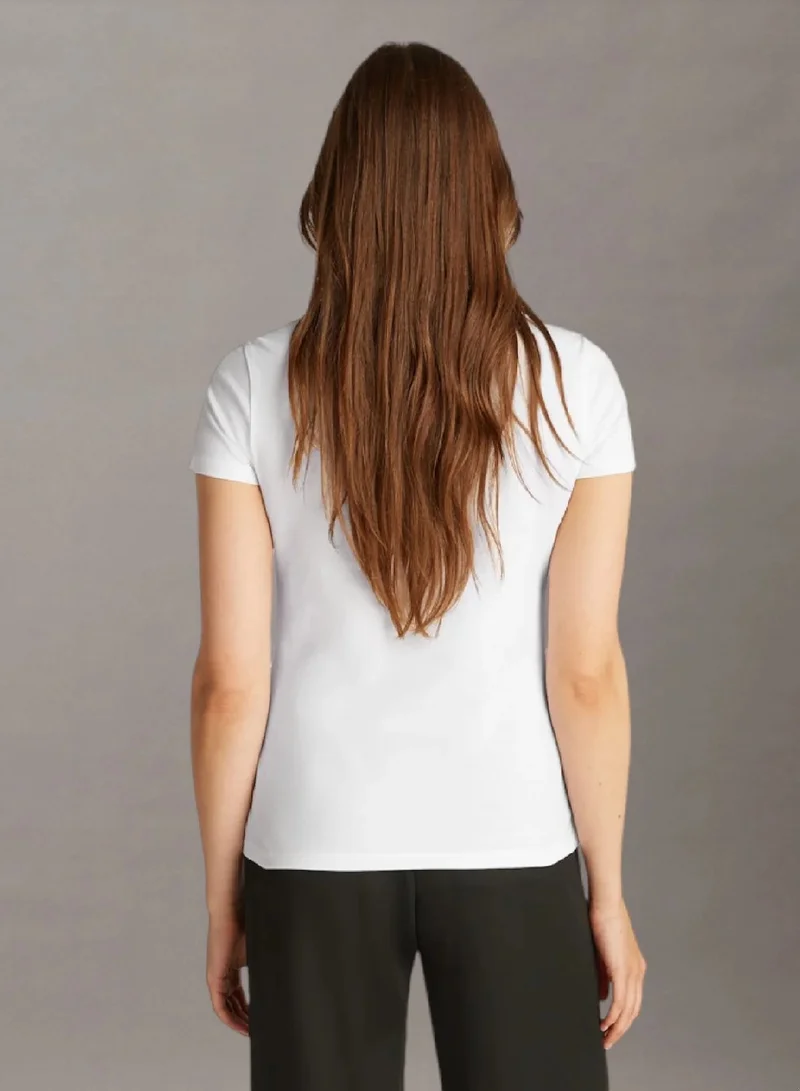 CALVIN KLEIN Ck Slim Fit Embroidered Graphic T-Shirt