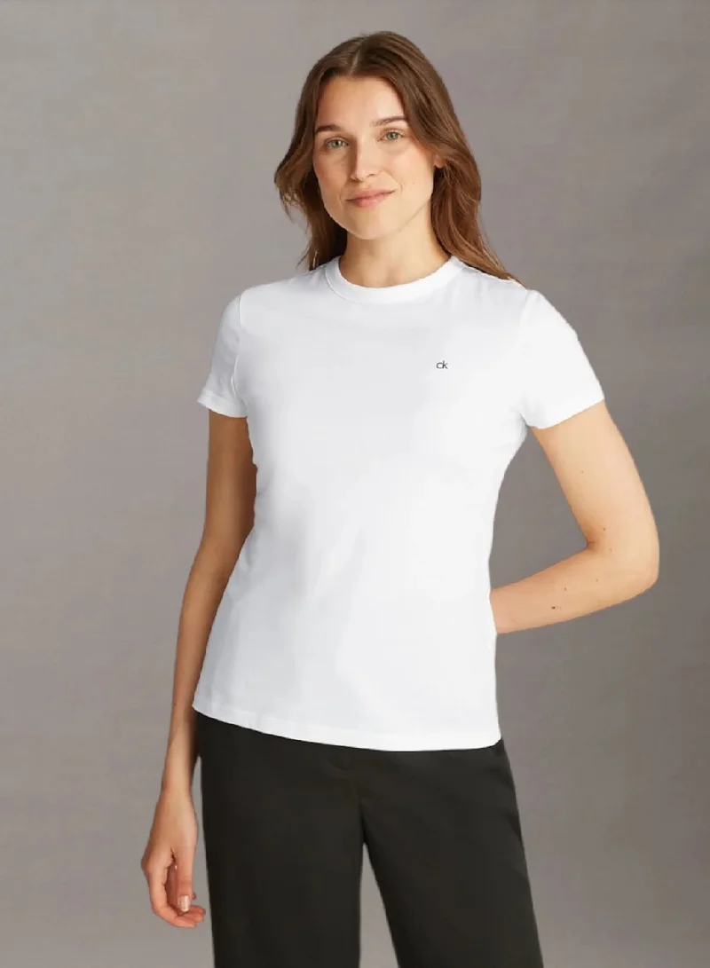 CALVIN KLEIN Ck Slim Fit Embroidered Graphic T-Shirt