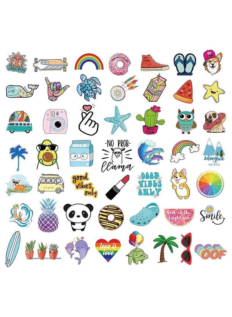 general Stickers for Water Bottles, 100 Pack/PCS Cute Vsco Vinyl Aesthetic Waterproof Stickers Laptop Hydroflask Skateboard Computer Stickers for Teens Kids Girls - Image 4