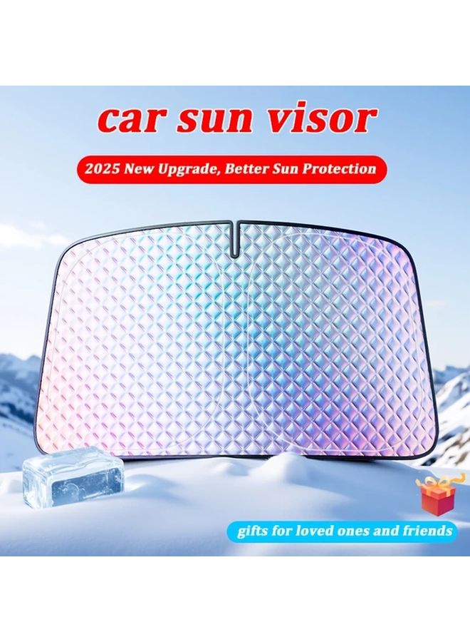 Car Sunshade Foldable Front Windshield Heat Insulation Cover Portable Easy Store - Image 3
