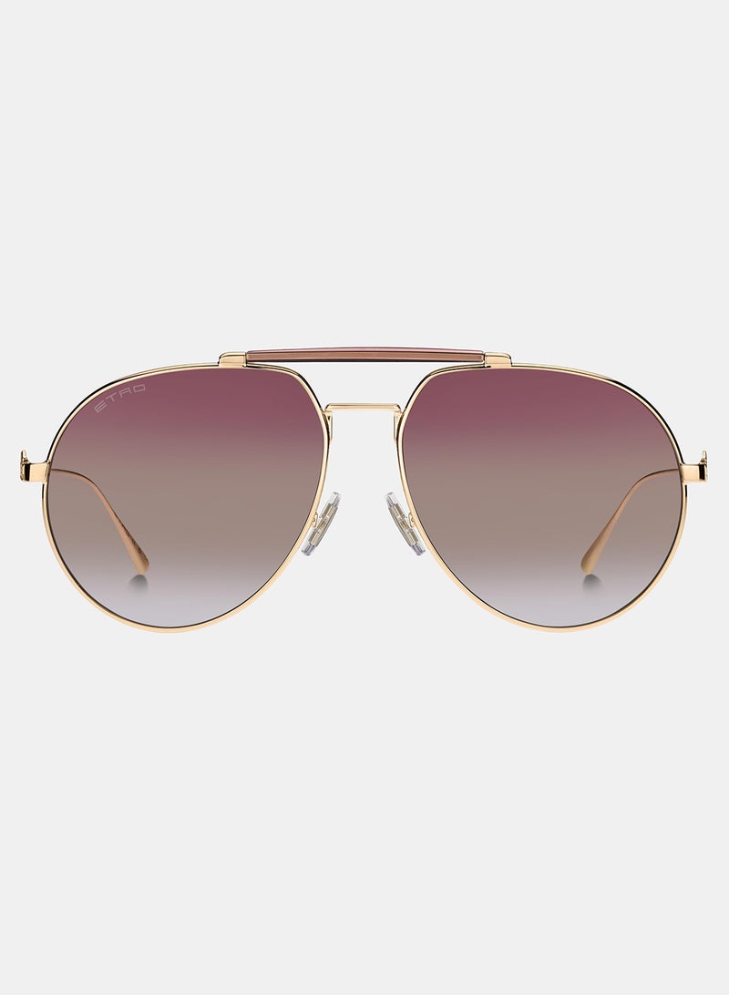 ETRO Unisex Aviator Sunglasses 61 ETRO 0022/S - Image 3