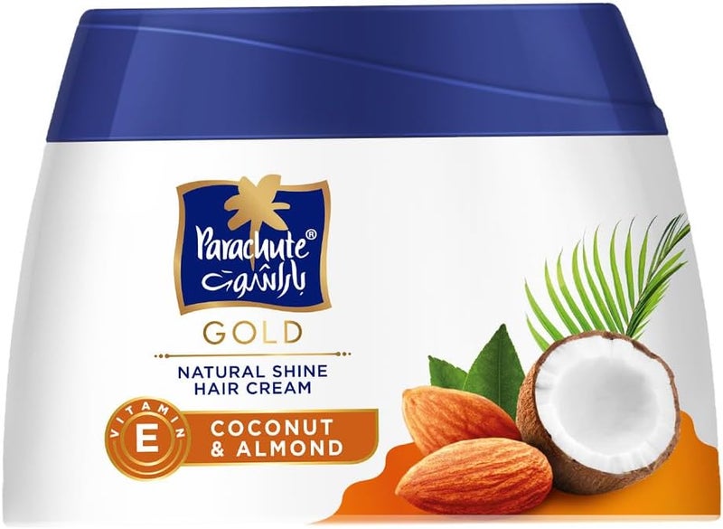 Parachute Gold Natural Shine Coconut & Almond Hair Cream - 140 ml - Image 1