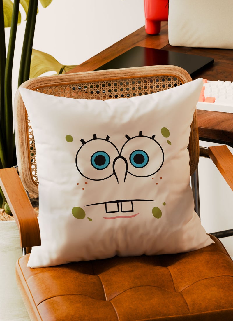 LOUD UNIVERSE Decorative Cushion Sad Spongebob Face Couch Cushion - Image 3