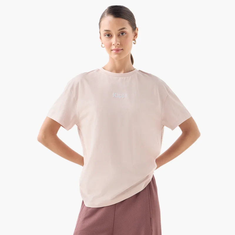 Kappa Kappa Graphic Print T-shirt with Crew Neck