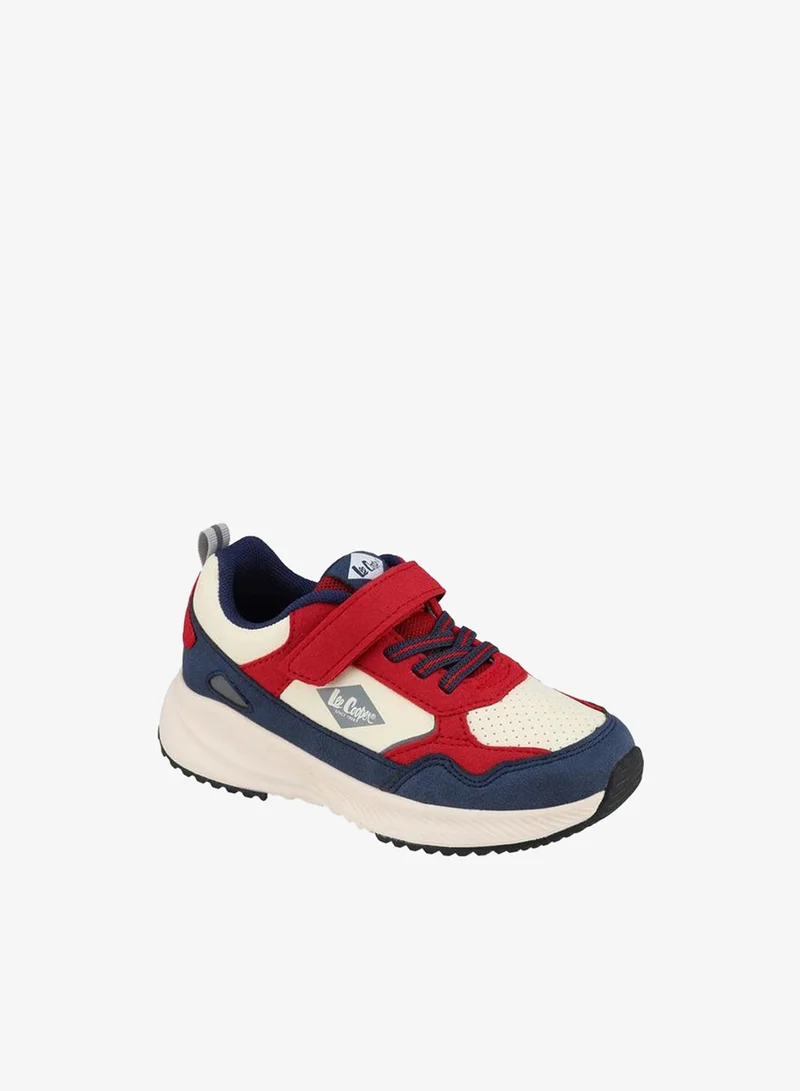 لي كوبر Boys Hook & Loop Ankle Sneakers