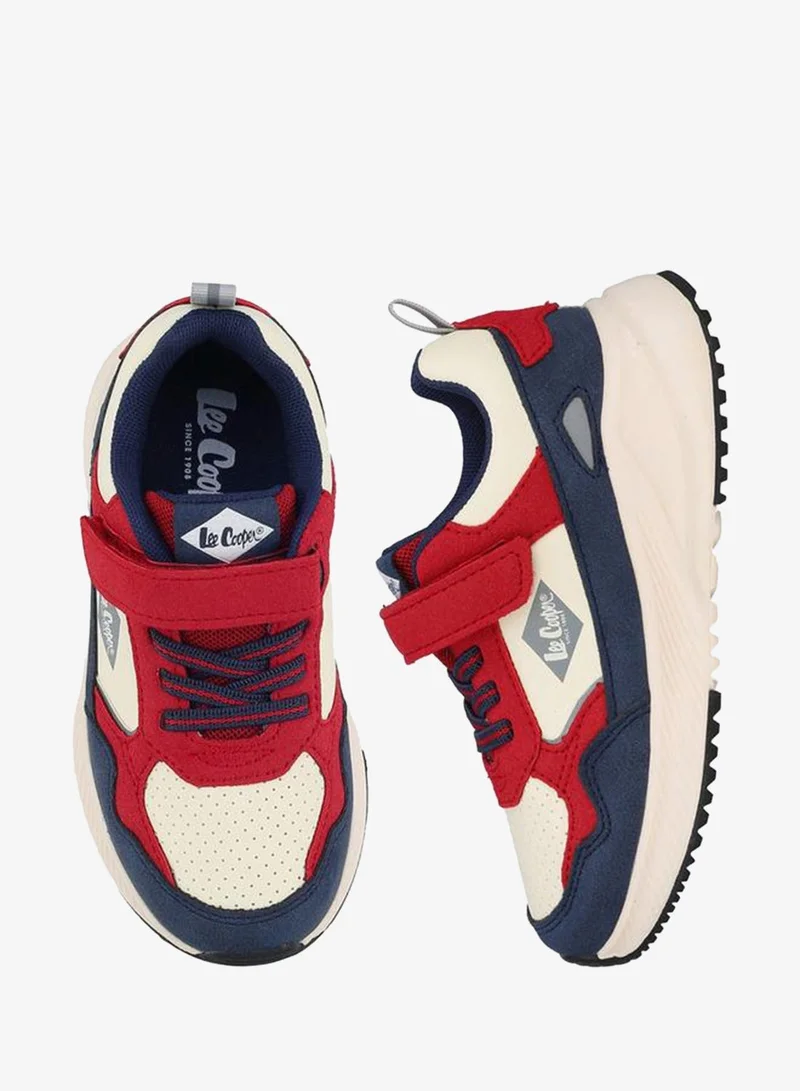 لي كوبر Boys Hook & Loop Ankle Sneakers