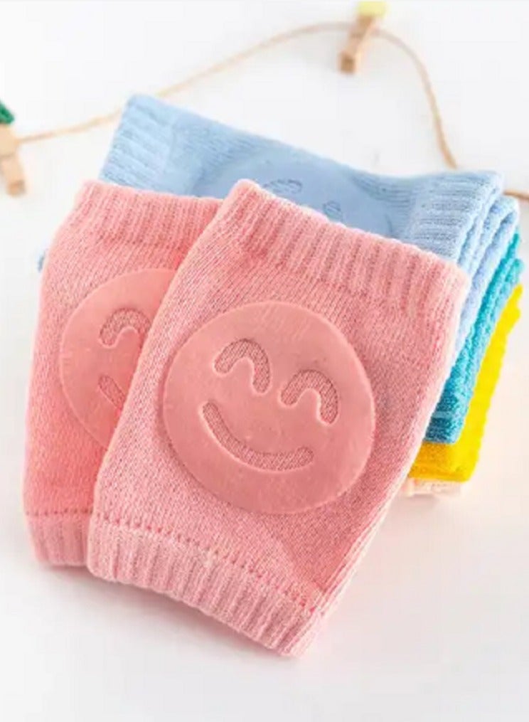 5 Pairs Baby Anti-Slip Knee Pads Infant Knee Pads Protect Your Baby Falling While Learning to Walk - Image 2