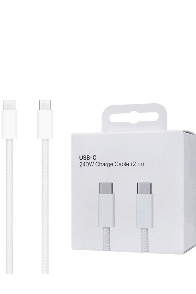 Apple Brand Original Apple USB-C To USB-C 240W 2m Charging Cable,Compatible All New Apple Device, With Apple Warranty  - Image 1